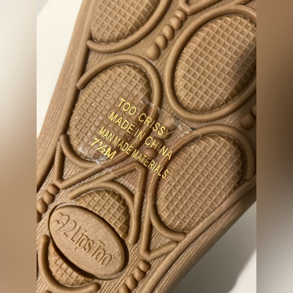 2 Lips Too Sandals Grey Women’s Size 7.5m - Picture 14 of 14